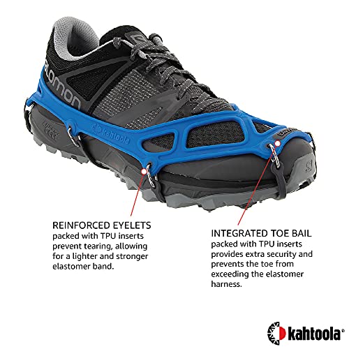 Kahtoola Exospikes Footwear Traction - Blue - Medium #TOP3