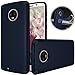 Moto G6 Case, Dretal Shock-Absorption Armor Magnetic Anti-Slip Texture Protective Case Cover For Motorola Moto G6/Moto G (6th Generation) (Navy Blue)
