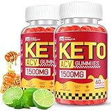 Stance Tuning USA Keto ACV Gummies - 1500MG ACV Keto Gummies for Women Men - Apple Cider Vinegar with Mother for Gut - Vegan & NON-GMO Keto Gummies, Made in USA, 2 Pack