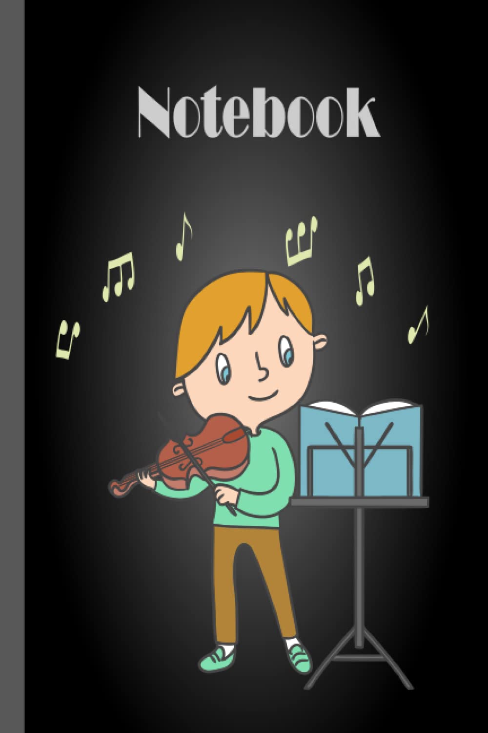 Violin Notebook: Violin Notebook Wide Ruled,Lined Paper Notebook for School, Students,Gift for Kids, Boys, Girls,Violin notebook,Violin lover