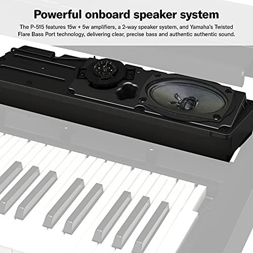 Yamaha P515 Piano numérique à action pondérée 88 touches Noir - Les Beatles, Paul McCartney, John Lennon, RIngo Starr, George Harrison Yamaha P515 Piano numérique à action pondérée 88 touches Noir – Image 6