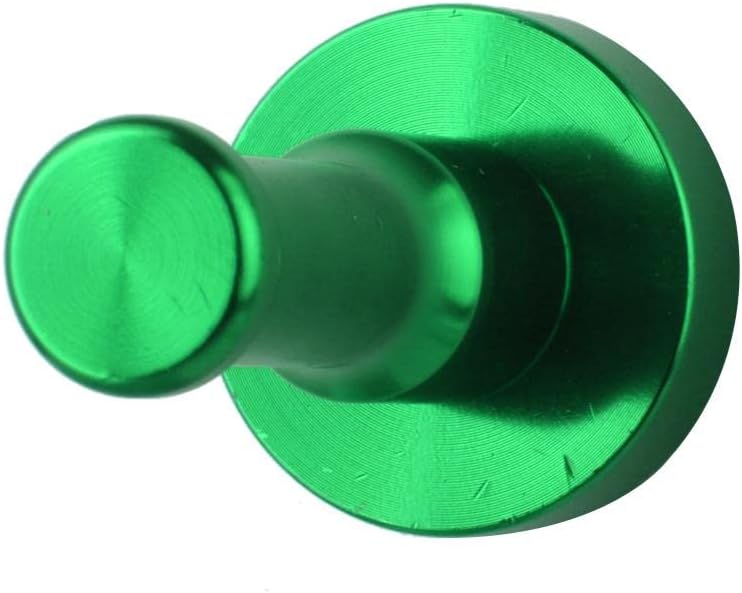 Space Aluminum Single Hat Coat Towel Robe Door Wall Bath Hook Hanger Green