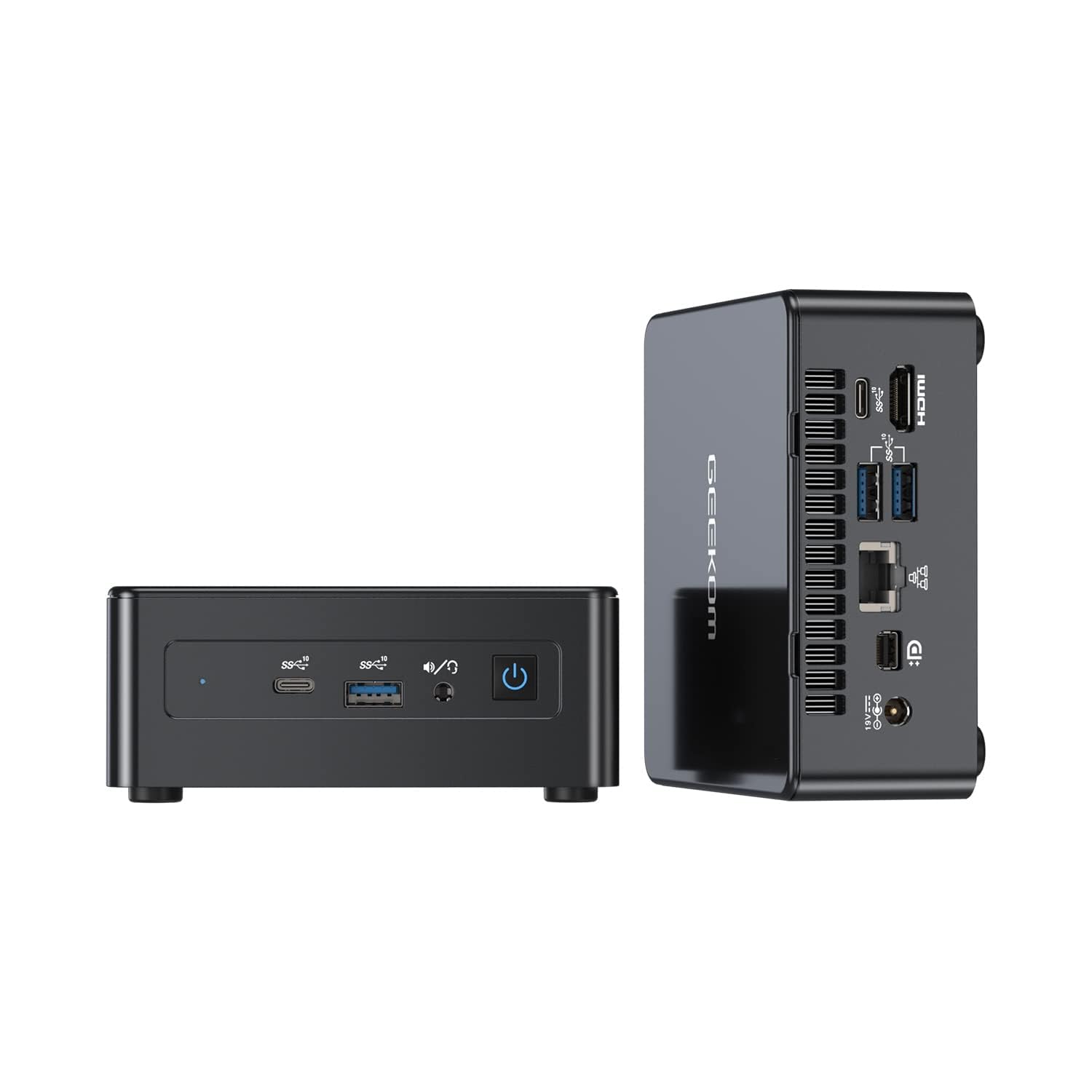 GEEKOM Mini-PC IT8 SE mit i3-8109U (bis zu 3,6 GHz), 8 GB DDR4 RAM und 256 GB SSD Ultra-leiser Kompakter Desktop-PC, Win 11 | 4K | SD-Kartensteckplatz | VESA-Halterung für Homeoffice