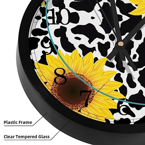 Horloge murale à quartz silencieuse de haute précision au design rustique chic