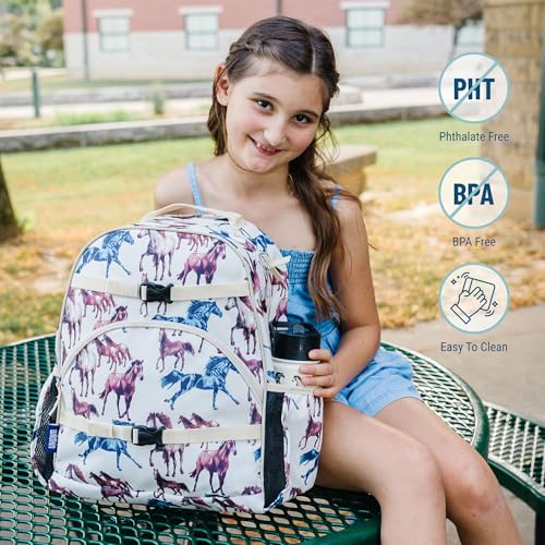 Image of Wildkin 15 inch Kids Backpack for School & Travel - Durable, Padded, Multiple Pockets, Boys & Girls Ages 5-10