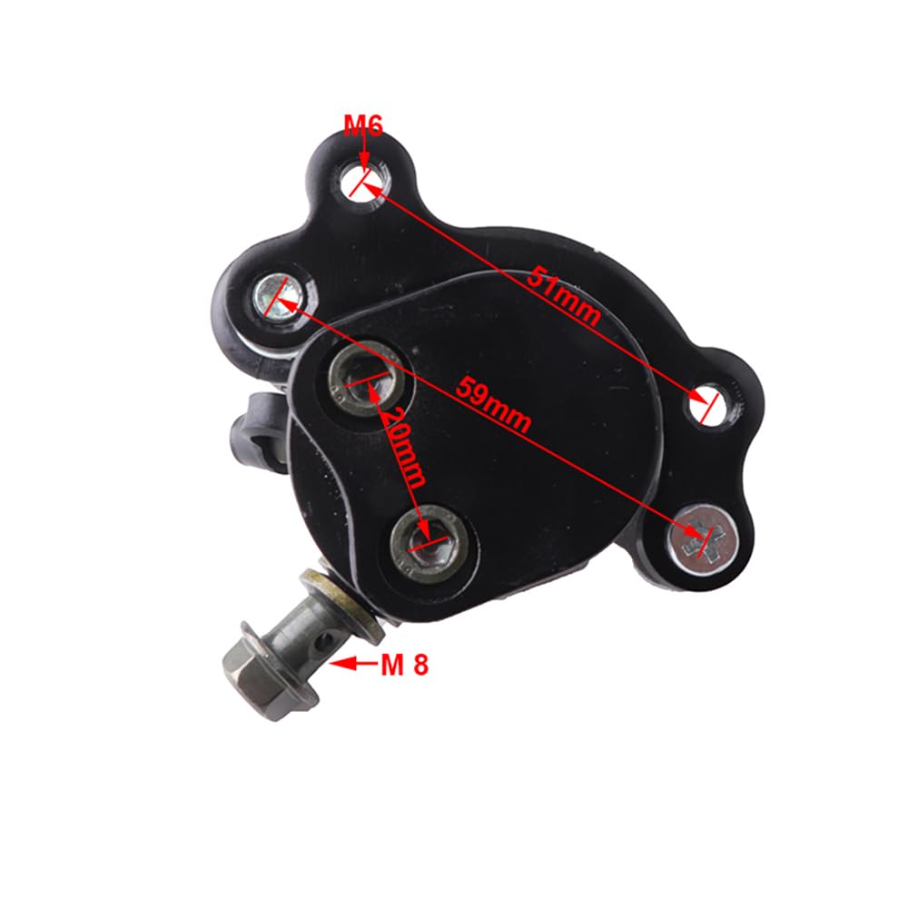 Pompa hamulcowa Motocyklowe przednie/tylne hydrauliczne zaciski hamulcowe pasujące do 2-suwowego motorynki Moto Dirt motorower ATV
