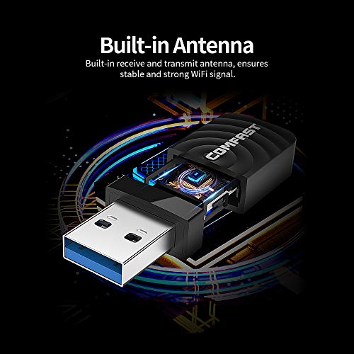 Houshome CF-812AC Gigabit Wireless USB Wifi Adapter AC 1300Mbps Adaptador Wi-fi 2.4G 5.8GHz Placa de
