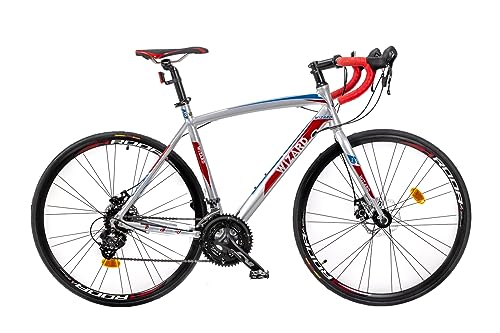 Wizard 28 Zoll Alu Rennrad Spark 2.3 Race Shimano 21 Gang Scheibenbremse DISC (58 cm)