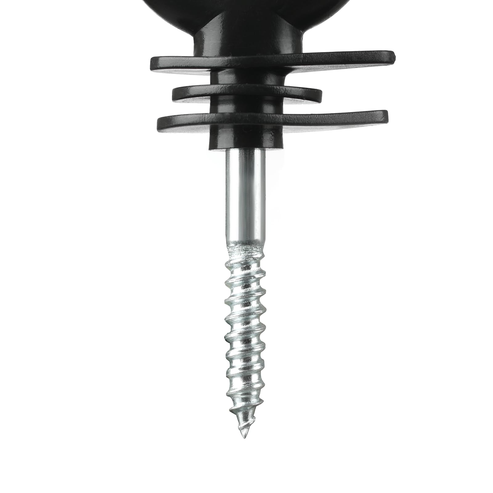 Lot de 50 Isolateur Cloture Electrique, Isolateurs Annulaires pour Piquet Cloture, Poteaux en Bois, Corde, Clôture électrique