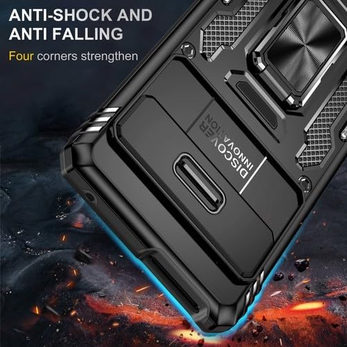 Coque silicone Google Pixel 10 Pro rigide bleu clair avec support dos - 7