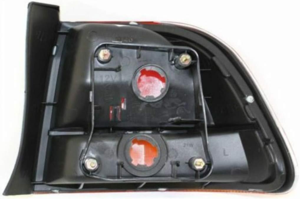 For 1996-1998 Honda Civic Pair Rear Tail Lights Driver and Passenger Side Assembly Unit Sedan; quarter panel mounted HO2800117 HO2801117 | 33551-S04-A02 33501-S04-A02