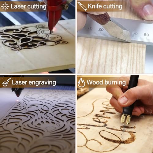 Tapvai 12 Stück Linde Sperrholz,mehrschichtig Sperrholz,Holzplatten zum Basteln,3mm Laser Holz Lindensperrholz,für Bastelarbeiten,Holzzuschnitte,Modellbau (A4)