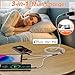 IDISON Multi Charging Cable (3Pack 4ft), 3 in 1 Charging Cable Travel Essentials Nylon Braided Cord USB A/C Port iPhone Charger Cord with Type C Micro Lightning USB for Apple iPhone Android Phone