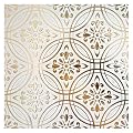 Main Street – 24-Pack of 8 x8 Peel and Stick Backsplash Wallpaper Tiles – Gold Pastel Painted Design – Removable Self Adhesive Wall Tile for Kitchen, Renter-Friendly for Your Home and DIY Projects