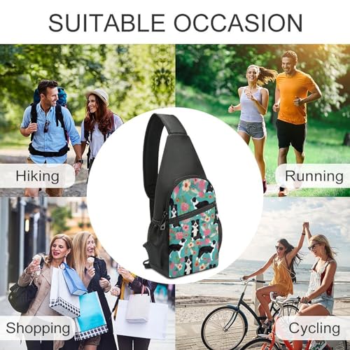 Mochila bandolera deportiva para viaje 15.4 x 8.3 x 3.5 in miniatura 6