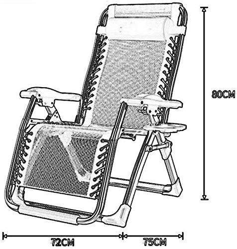 Chaise longue zero gravity légère et ultra robuste pour le camping