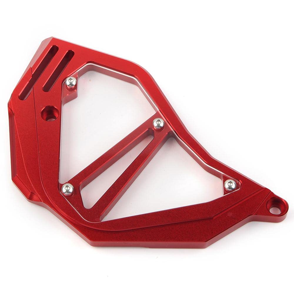 LIRU Motorcycle Front Sprocket Cover Chain Protector Guard CNC Aluminium ?6061-T6 for HONDA NC700S NC700X NC700XD 2012-2016 Red