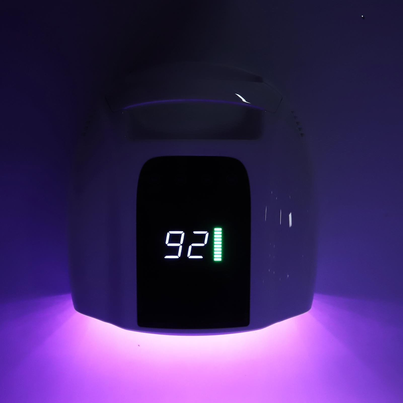 Schnell Trocknende LED-UV-Gel-Nagellampe 96 W, Automatischer Sensor, 42 Lampenchips, Tragbar und Kabellos, Abnehmbarer Magnet (EU-Stecker)