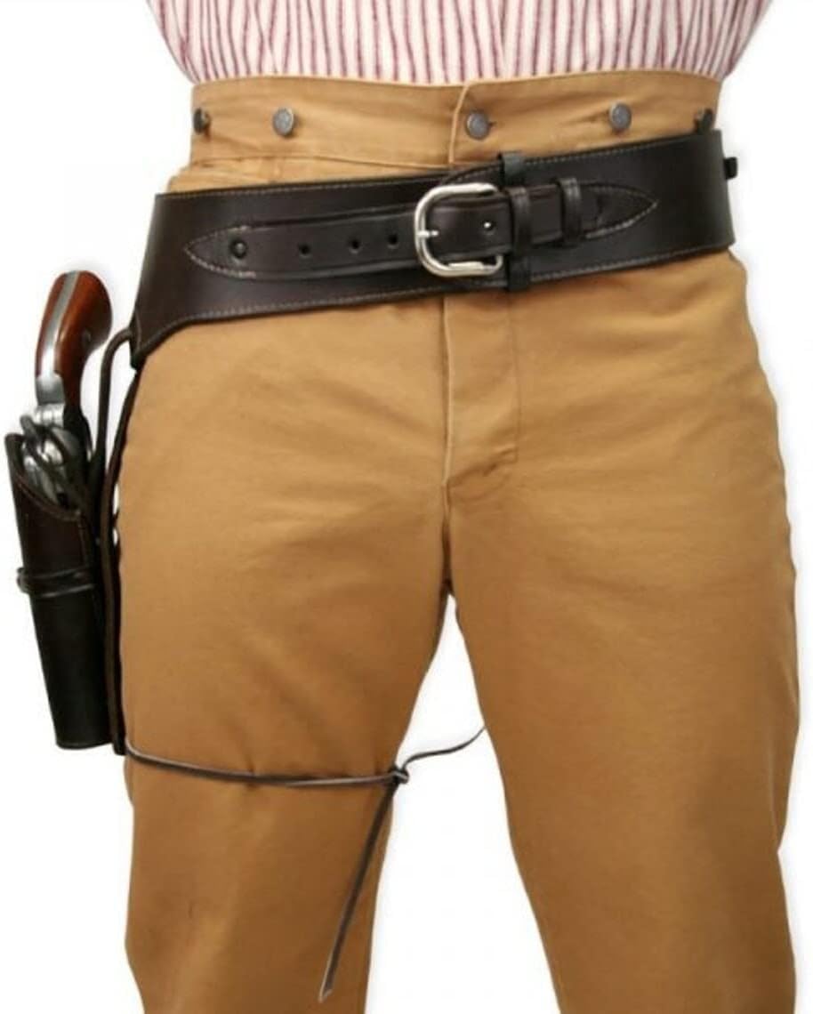 Fondina per Pistola Appesa, Fondina in Pelle retrò, Fondina Universale Regolabile, Fondina A Vapore Medievale, Fondina per Pistola da Cintura Vintage da Cowboy, per Caccia All'aperto Combat