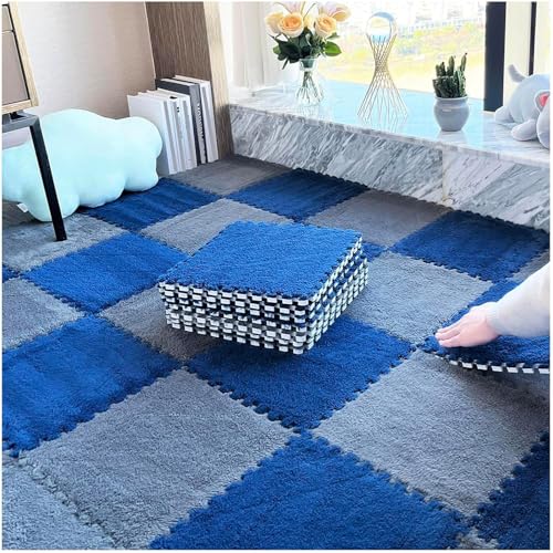 nCnCJ[ybg tH[pYvC}bg vbVGAO 36 30x30cm ` C^[bLOtH[}bg ӂӂtA^C(Navy Blue+Gray,0.6cm)