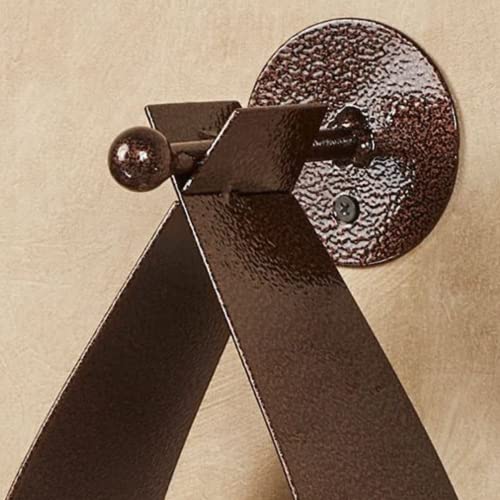 Touch Of Class Xander Wall Sconce Pair - Handcrafted Steel - Antique Copper - Glass Hurricane - Set Of 2 - Metal Sconces Holder For Bedroom, Bathroom, Living Room, Kitchen Walls, Hallway #TOP1