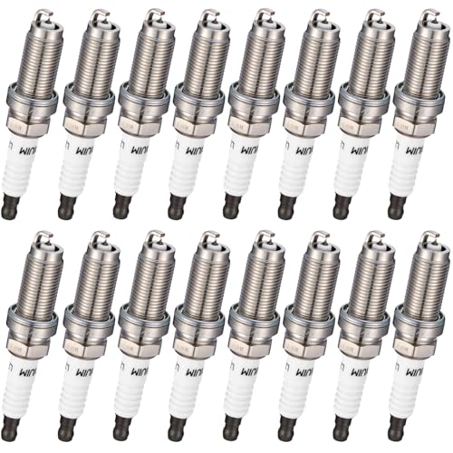 BDFHYK 4024123628 Iridium Spark Plugs Compatible with Ram 1500 2011-2021 Big Horn Crew Cab Pickup 4-Door 5.7L V8 GAS OHV Naturally Aspirated Set of 16