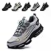 Scarpe Antinfortunistiche Uomo Donna Scarpe da Lavoro Traspiranti Leggere Comode con Punta in Acciaio Grey 43 EU immagine