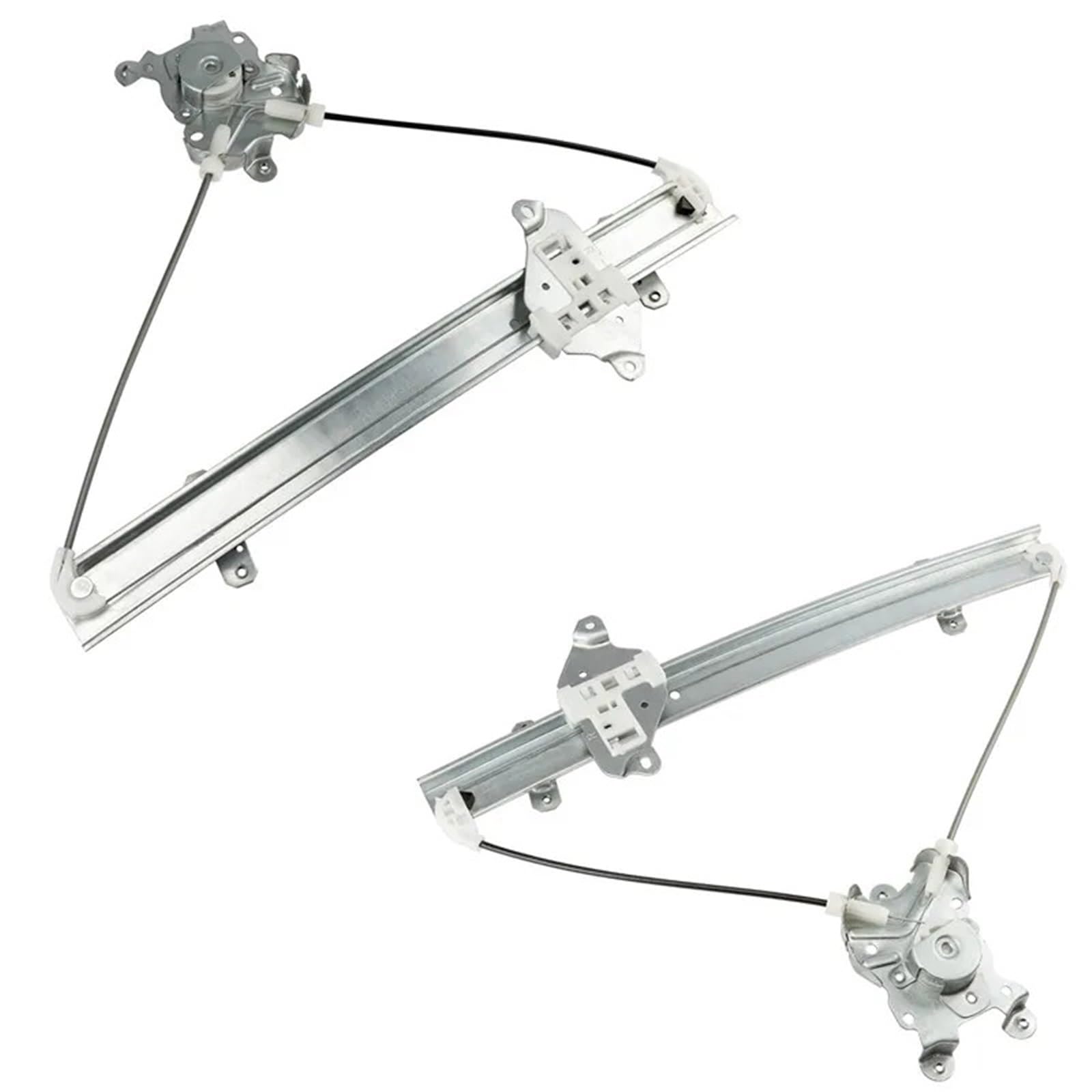 Kuadyegc 1 Pair-No Motor Mr573877 Mr573878 Window Regulator Front Right/Rear Fit For Outlander 2003 2004 2005 2006 Front Window Regulator Power Window Regulator(1 Pair-No Motor)