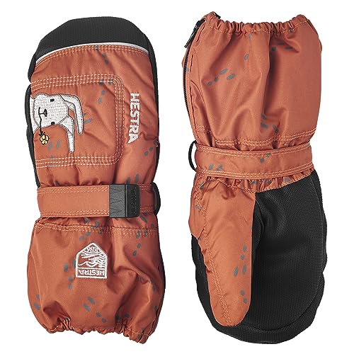 Image of Hestra Baby Zip Long Mitt (Child 1-9yrs) | Waterproof, Insulated Mittens for Toddlers & Kids for Winter & Playing in the Snow