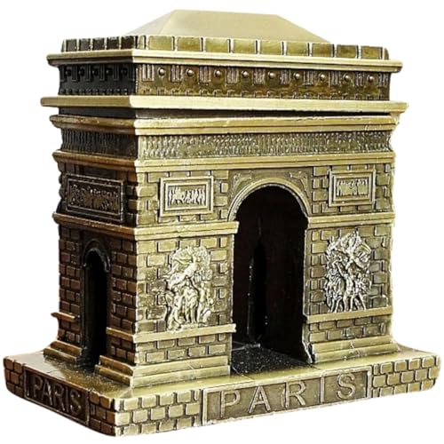 Toyvian Arc de Triomphe en Métal Décoratif Vintage Modèle Européen pour Bureau et Salon