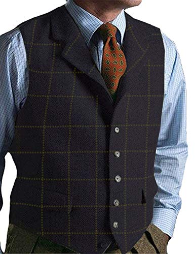 Gilet de costume en laine pour ajuster votre silhouette avec dos en satin S