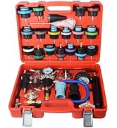 DAYUAN 28pcs Universal Radiator Pressure Tester Kit, coolant Pressure Tester Set coolant Vacuum R...