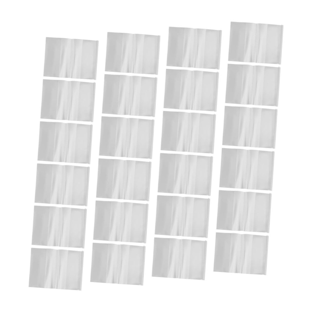40 Pièces Protège-cahiers Transparent Lot de Couverture Plastique Étanche Résistante et Flexible Protège-manuel et Organiseur Journalier