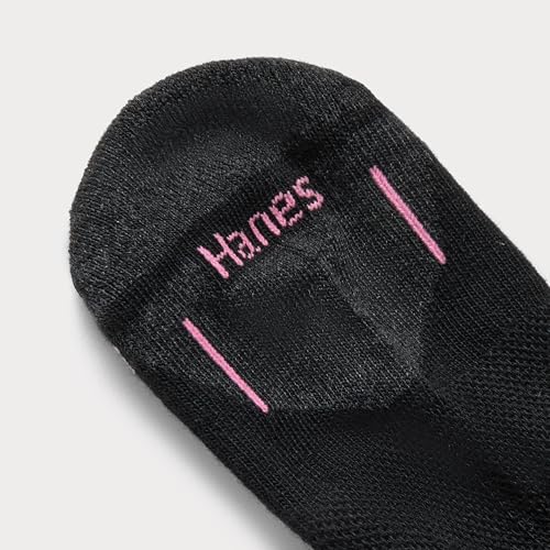 Image of Hanes Women's 6-Pair Comfort Fit No Show Socks