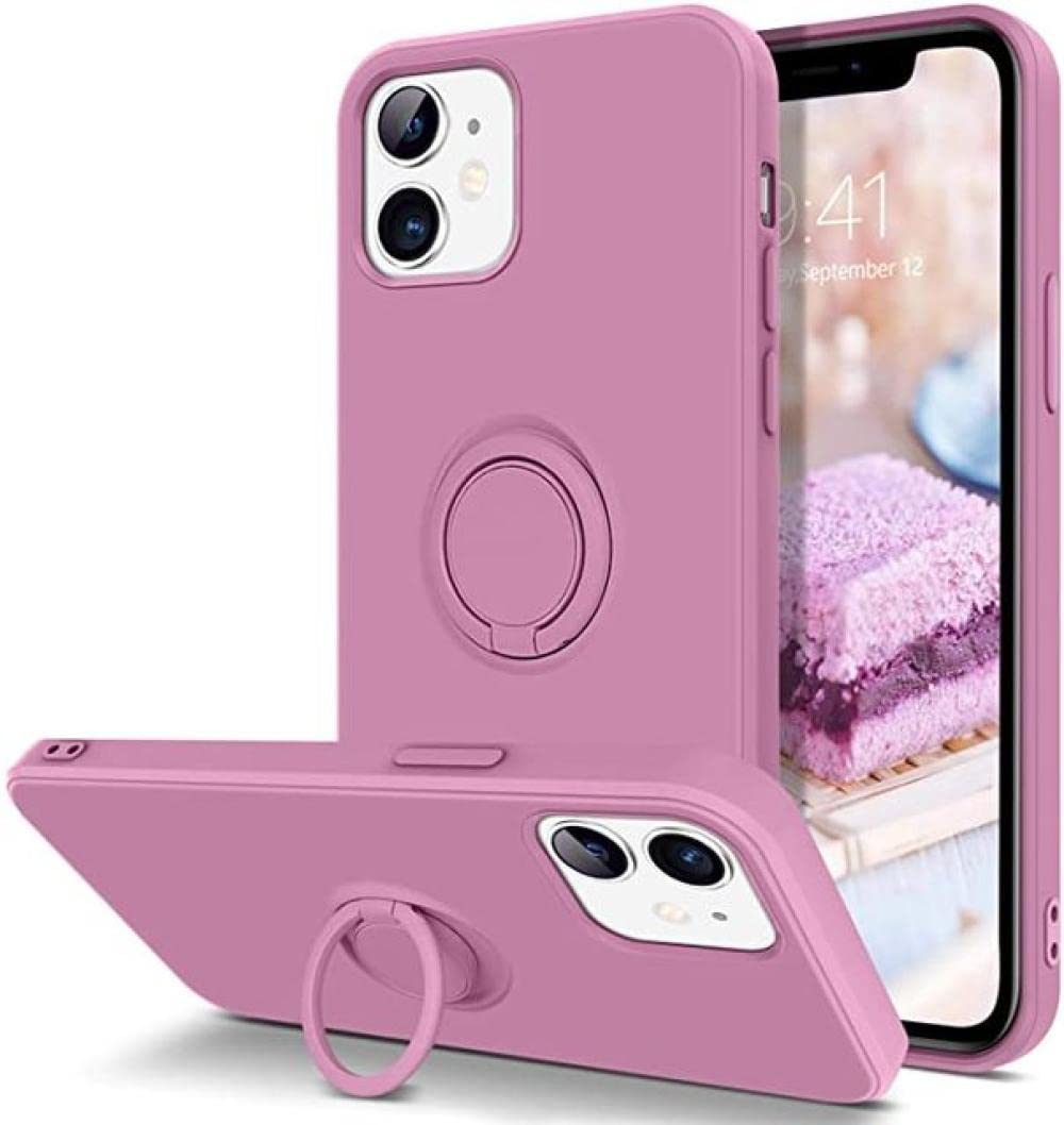 Coque silicone liquide Samsung M31S S10 Plus finition premium violette - 7