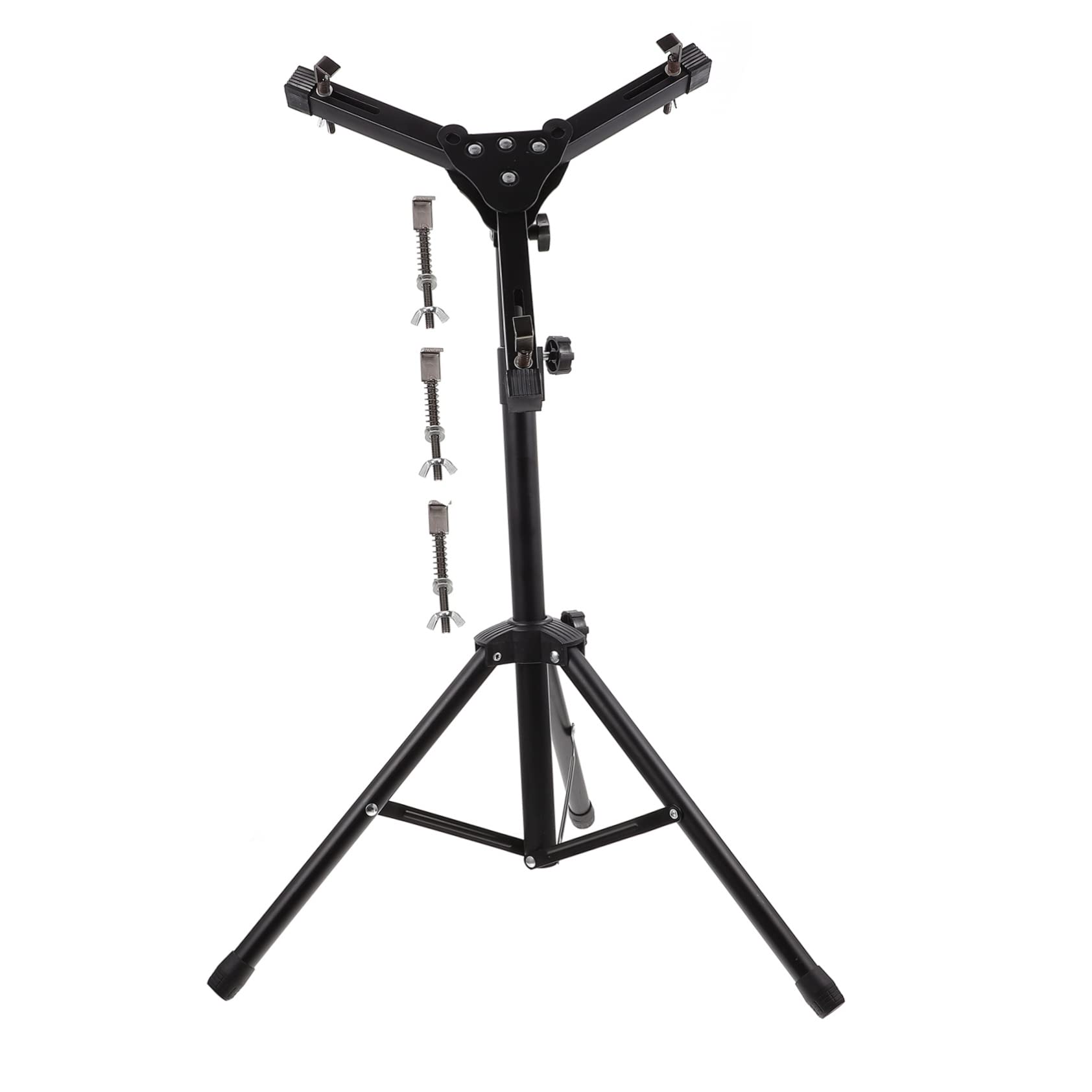 Stojak Na Perkusję Alloy Dumb Drum Rack Do Przechowywania W Kolorze Czarnym Łatwy W Montażu Do Ćwiczeń Na Instrumentach Muzycznych
