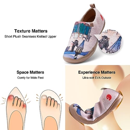 Image of UIN Women's Art Travel Shoes Slip On Casual Cozy Loafers Lightweight Comfort Fashion Sneaker Toledo Ⅰ