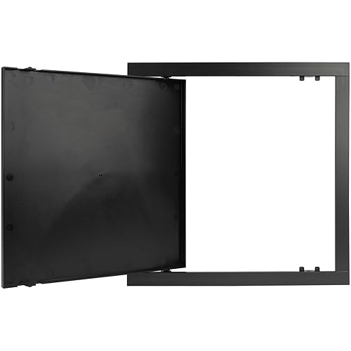 Miniatura 8 de Repa Market Panel de acceso de pared de 12 x 12 pulgadas para paneles de yeso, placa de plástico ABS antracita para orificios de pared, panel de