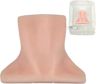 B-Ultrasound-Guided Thyroid Tumor Biopsy Training Model, Thyroid Model Set, Thyroid Model with Base, Suitable for Medical Teaching,Practicing.