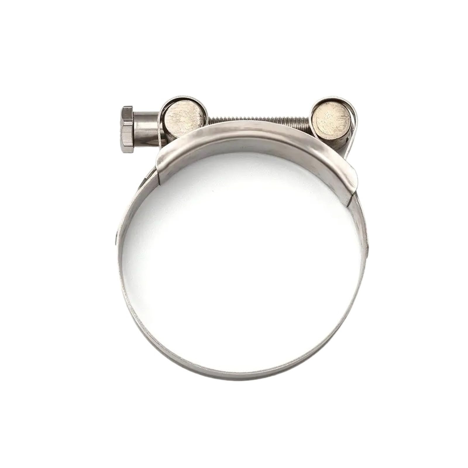Hqycl One Color 1Pc Stainless Steel Strengthens The Clamp Hose Clamp Circular Air Water Pipe Fuel Hose Clips Of Water Pipe Fasteners Clamps(48-51Mm)