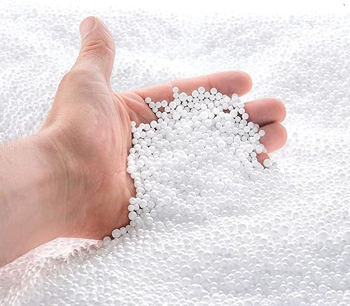 SMOOTHY Perles de polystyrène expansé (EPS), Remplissage de Sacs de fèves de première qualité ; Perles de polystyrène. (50 litres)