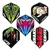 RED DRAGON Peter Wright Snakebite Assorted Hardcore Flight Pack - 5 Sets per Pack