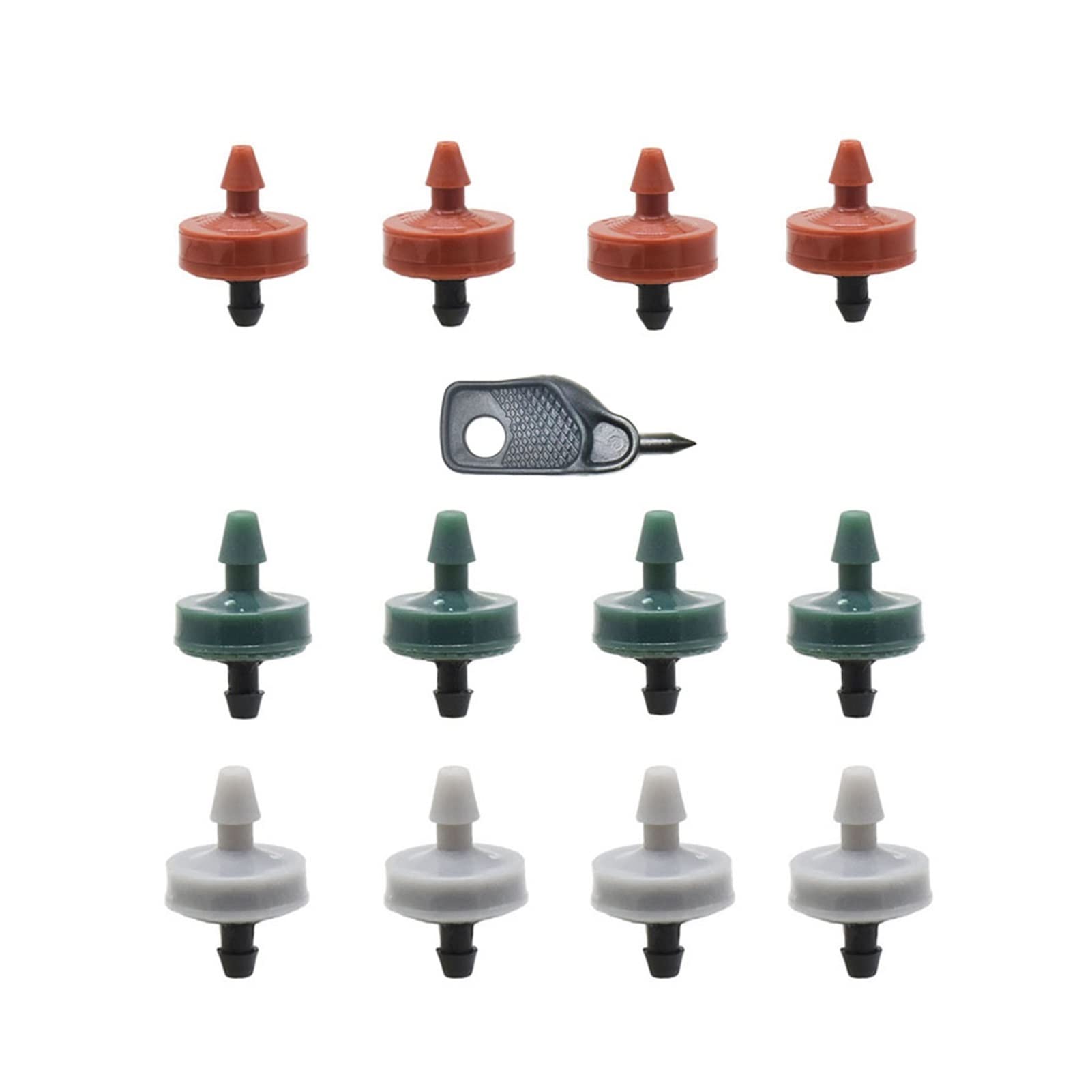 Serra Micro irrigazione a Goccia 500-200 Pezzi 2L 4L 8L. Compensazione della Pressione Dripper Automatic Drip Regolatore di irrigazione Giardino Annaffiatura Trasmettitore di Flusso costante