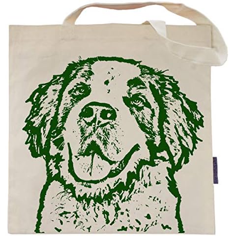 Pet Studio Art Dog Tote Bag (Saint Bernard) Cover