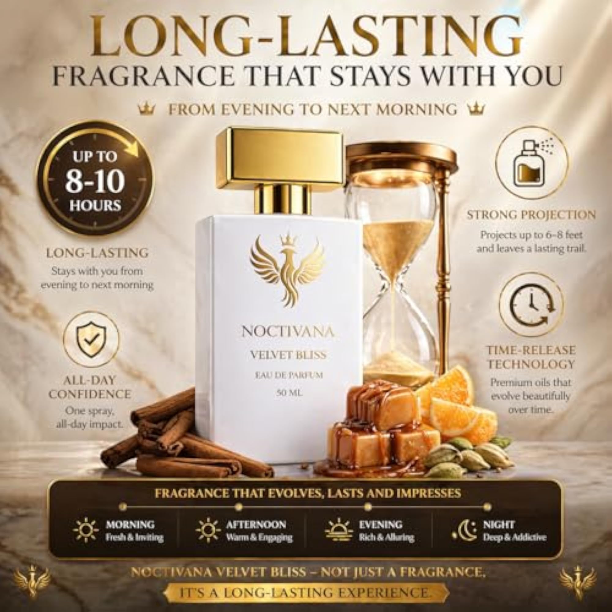Intense Long Lasting Premium Perfume for Men, Luxury EDP