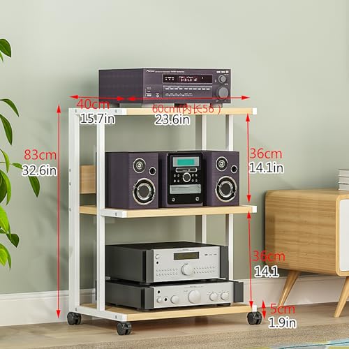Étagère multimédia d'angle compacte avec tour audio intégrée - 2
