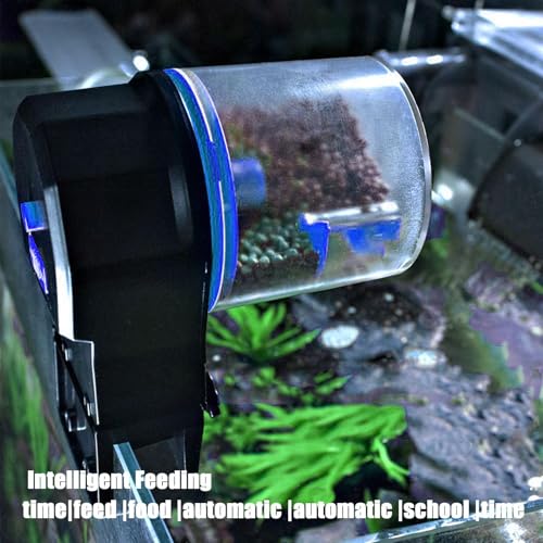 Alimentador automático para peces con doble compartimento programable 6