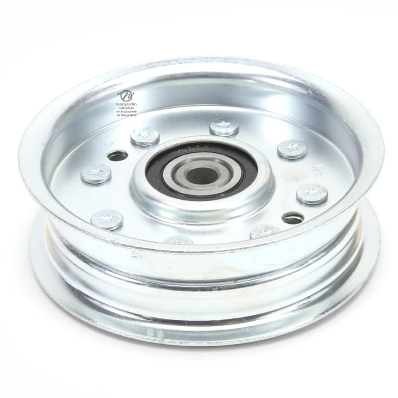 Matijardin - Poulie gorge plate acier avec roulement renforcé. Ø 108 mm. N° origine 105313X