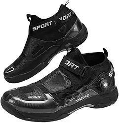 Tênis de badminton com botão giratório unissex Tênis de mesa de tênis de mesa