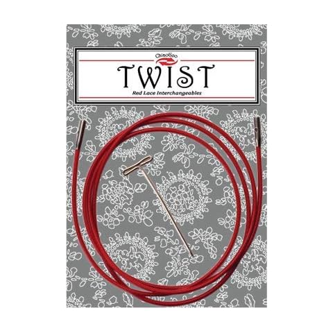 ChiaoGoo 37in (93cm) long TWIST Lace Interchangeable Cable - Large [L] Cover
